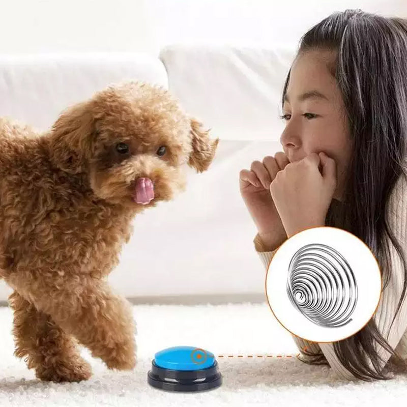 Opneembare Pratend huisdier Training-knop