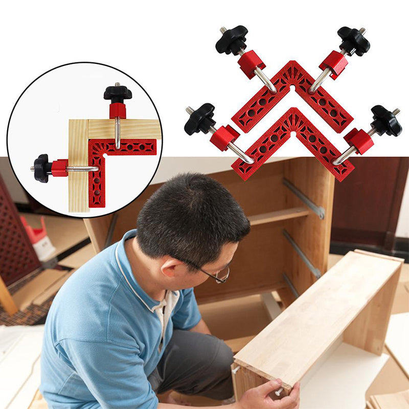 Rechte hoekversteller voor houtbewerking