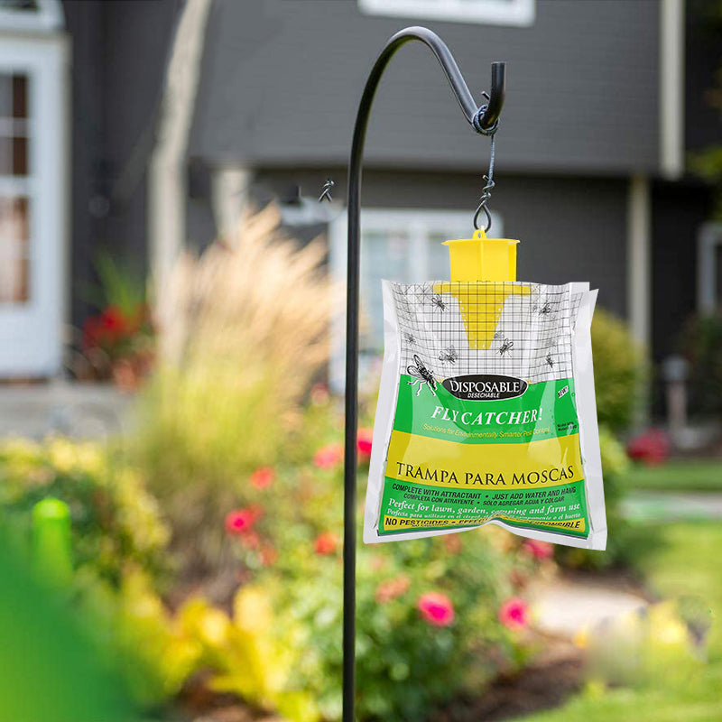 Wegwerpzak voor het vangen van vliegen