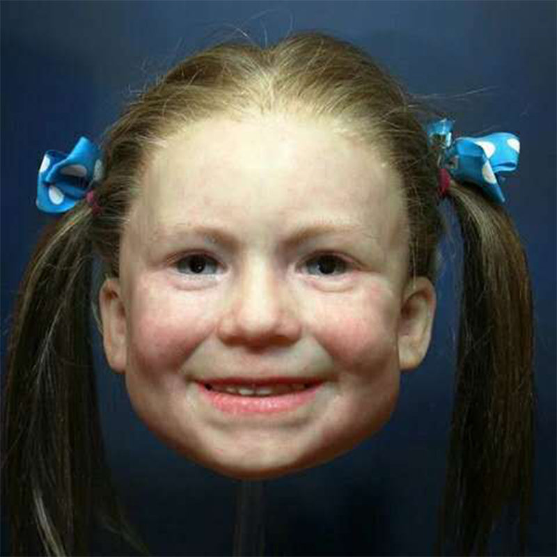 Simulatie latex masker