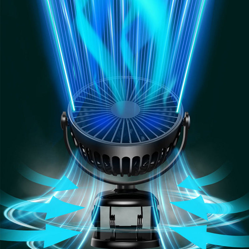 Clip Type USB Oplaadbare Mini Elektrische Ventilator