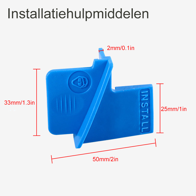 Installatie tool voor rekband Info
