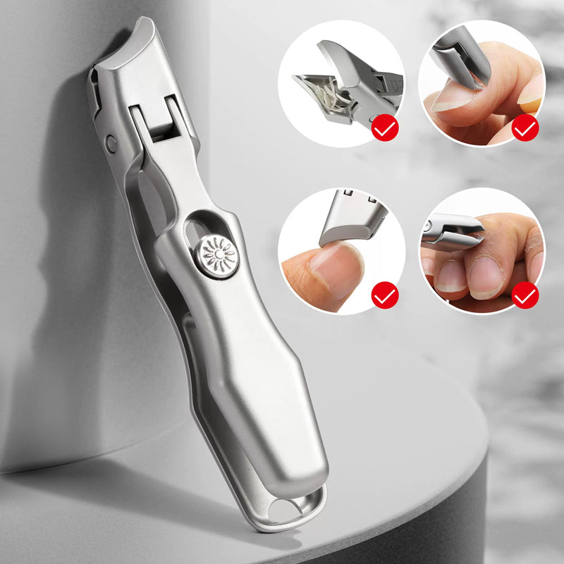 Schuine nagelknipper met grote opening