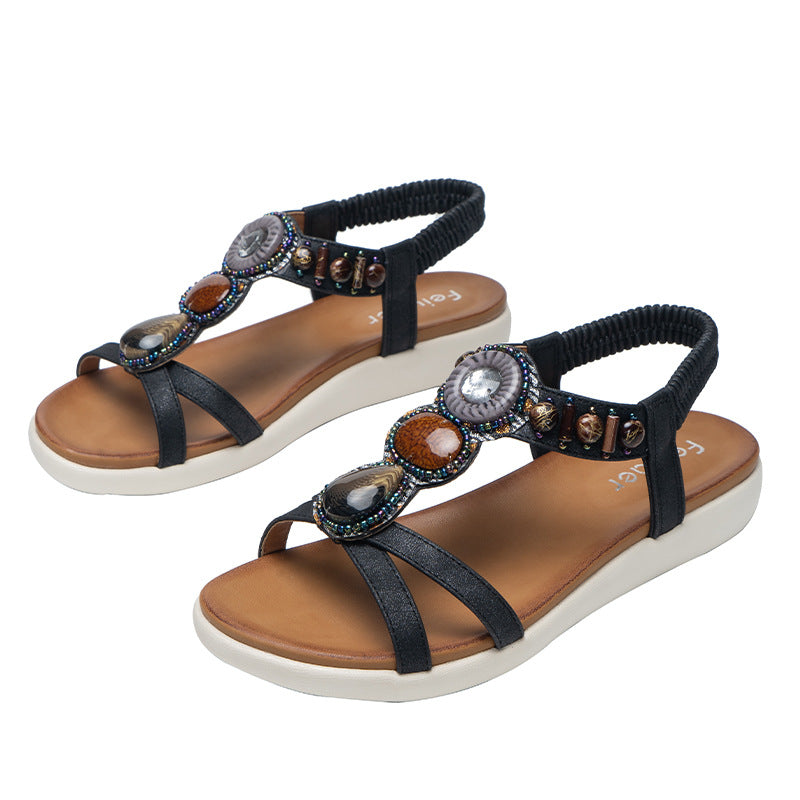Boho Sandalen met Kralen