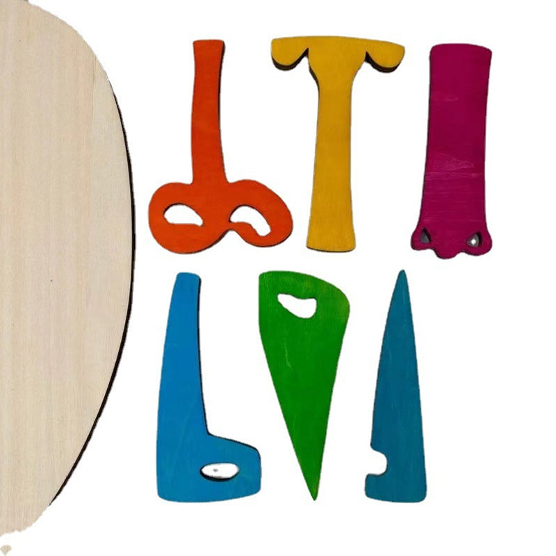 Houten Montessori Puzzels-Beste cadeau voor uw kind