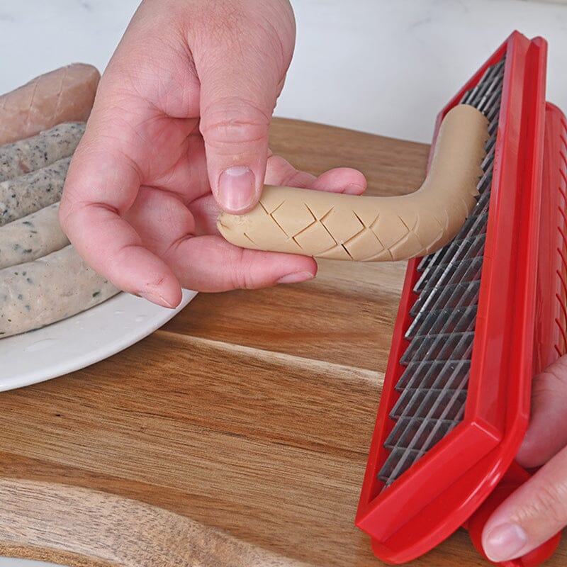 Perfecte Criss-Cross Slots Hotdogs Slicer