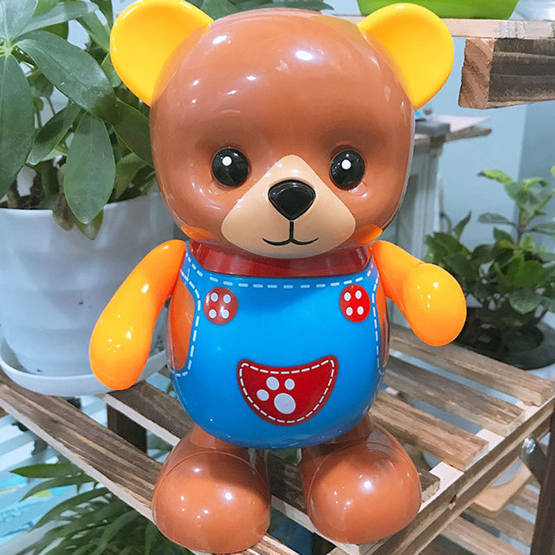 Bliksem- en muzikaal dansend pinguïnspeelgoed