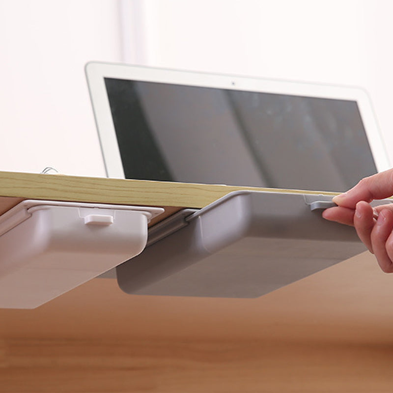 Opberglade onder bureau