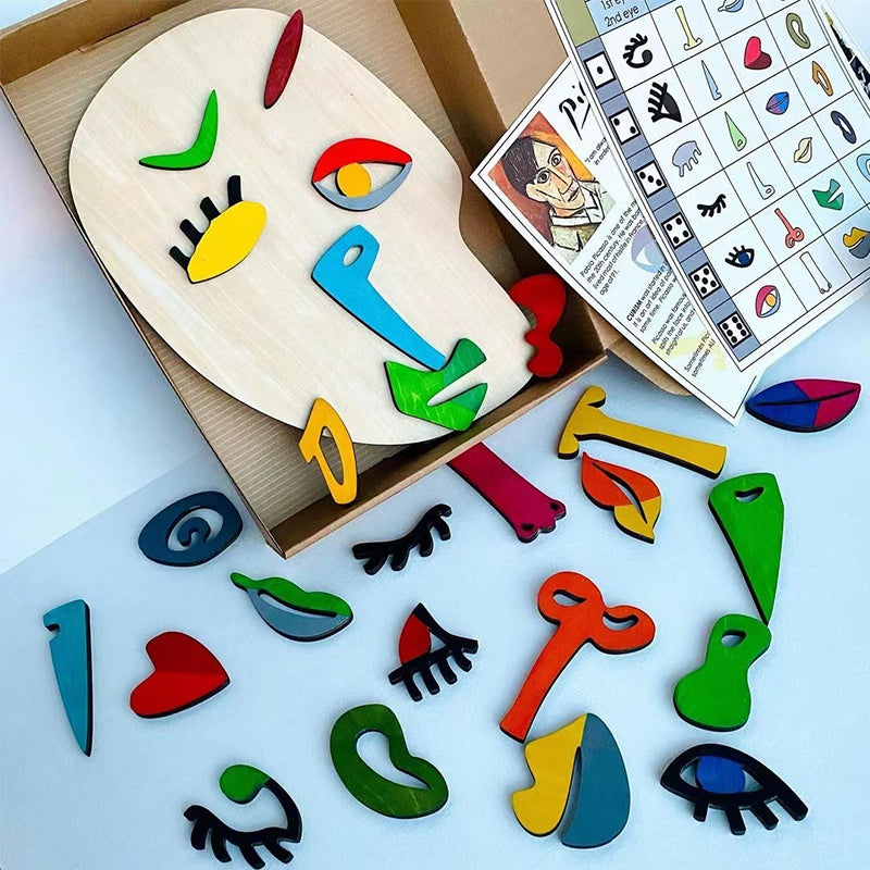 Houten Montessori Puzzels-Beste cadeau voor uw kind