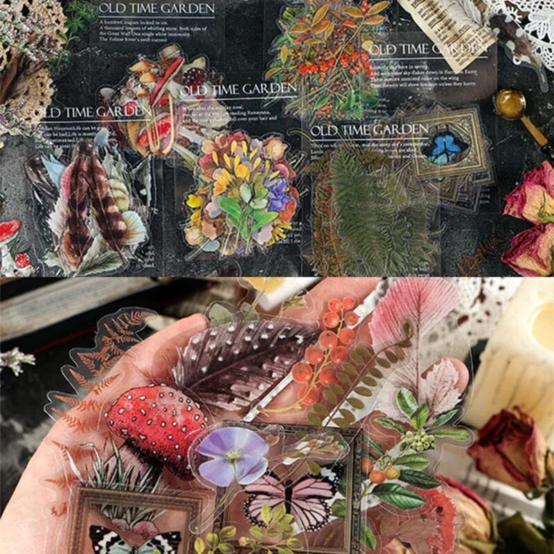 Geheugen Tuin-serie PET-stickerset