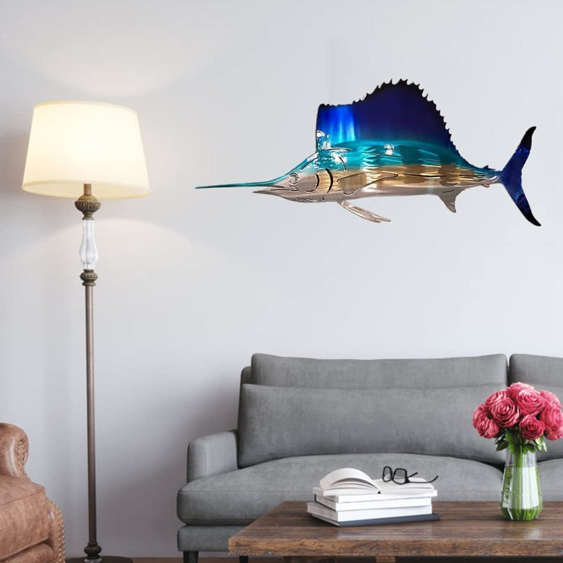 Metalen ornamenten voor zeedieren - cadeau voor natuurliefhebbers