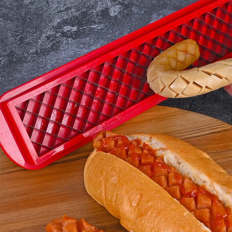 Perfecte Criss-Cross Slots Hotdogs Slicer