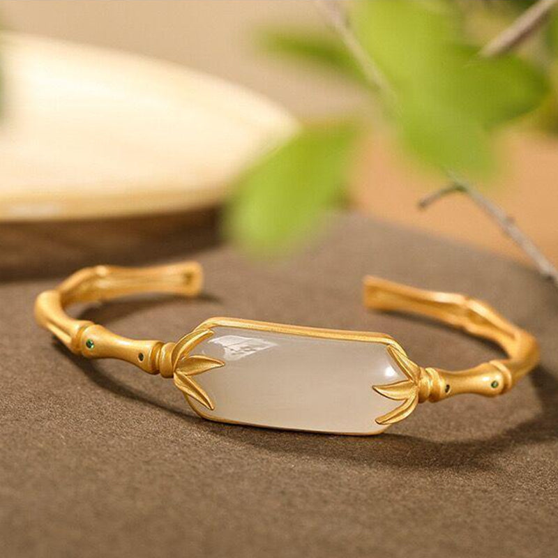 Elegante antieke bamboe armband