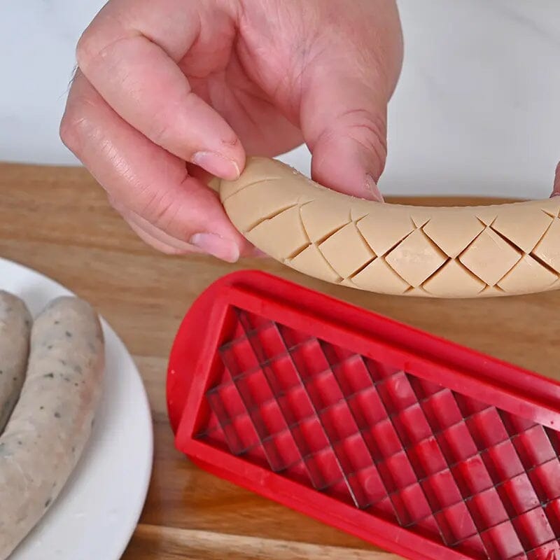 Perfecte Criss-Cross Slots Hotdogs Slicer