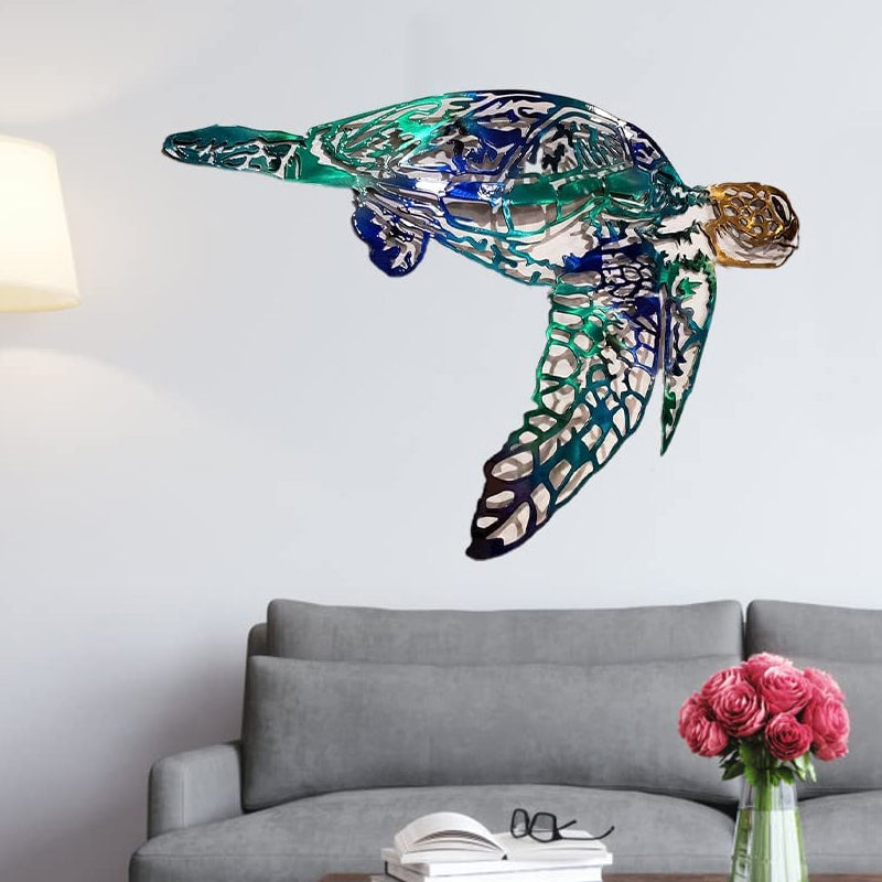 Metalen ornamenten voor zeedieren - cadeau voor natuurliefhebbers