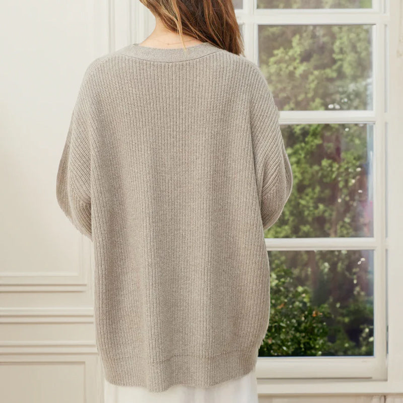 Casual Solid Color Sweaters Cardigan