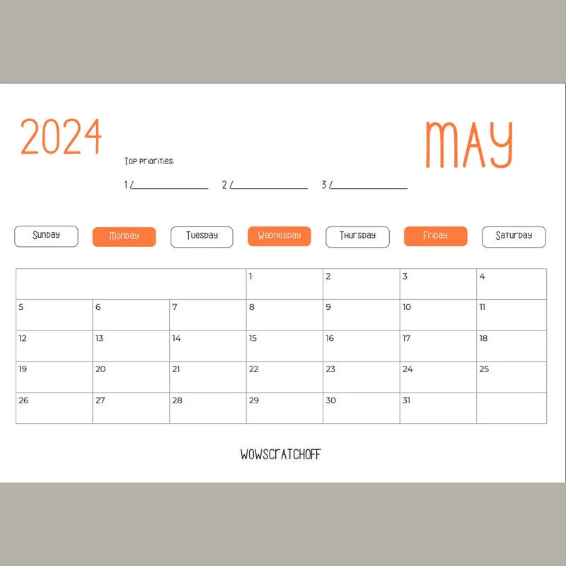 Grappige kattenballen kalender 2024