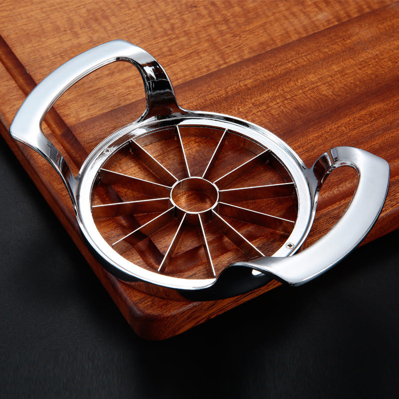 Appelboor en snijmachine