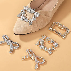 Afneembare strass hoge hak schoenen gesp