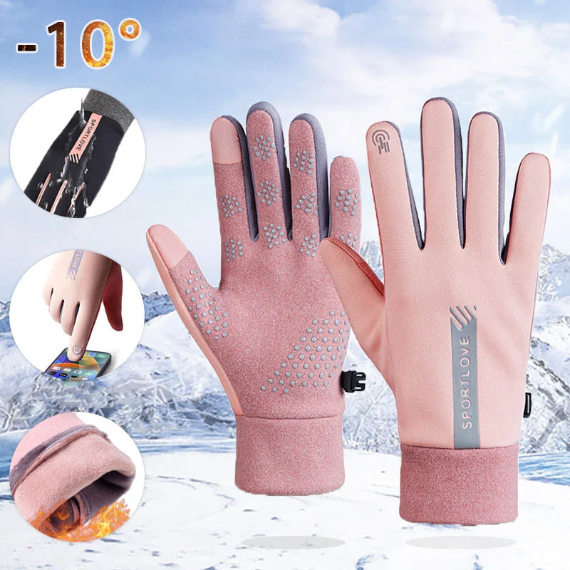 Waterdichte antisliphandschoenen met touchscreen