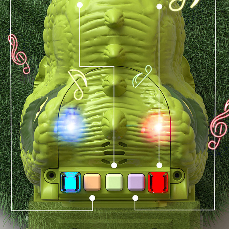 Nieuwe dinosaurus-transformerende technische vrachtwagenbaanspeelgoedset