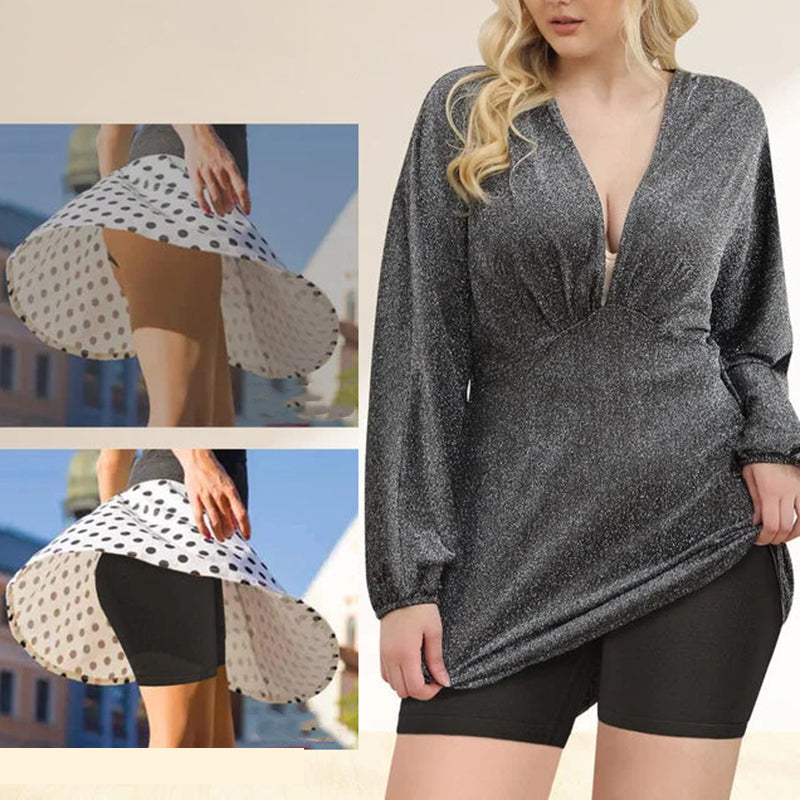 2-in-1 naadloze slipshort tegen schuren