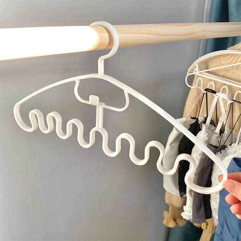 Stapelbare hanger met golfpatroon (10st)