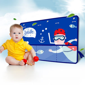 Cartoon autoraam gordijn