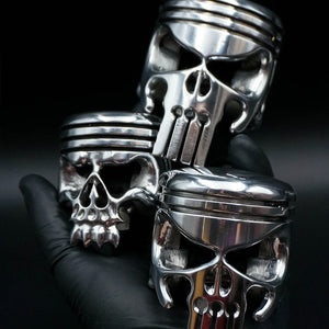 Piston Art Skull Sleutelhanger