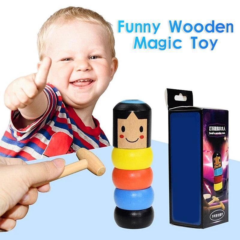 Onbreekbaar houten Man Magic Toy