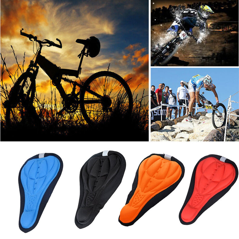 3D Silicone Zacht Bike zadel zadel Cover