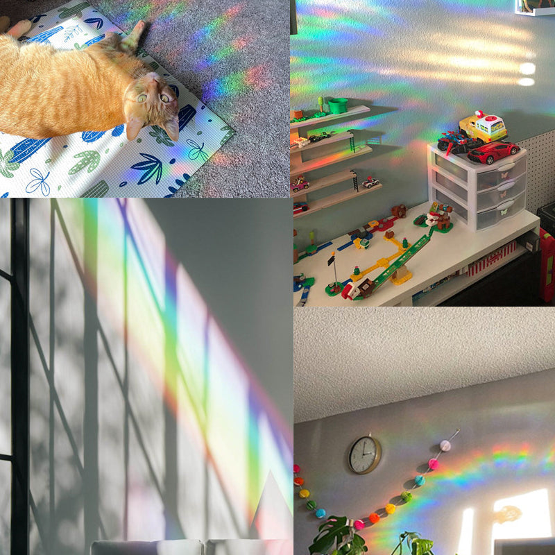 Kleurrijke glasstickers