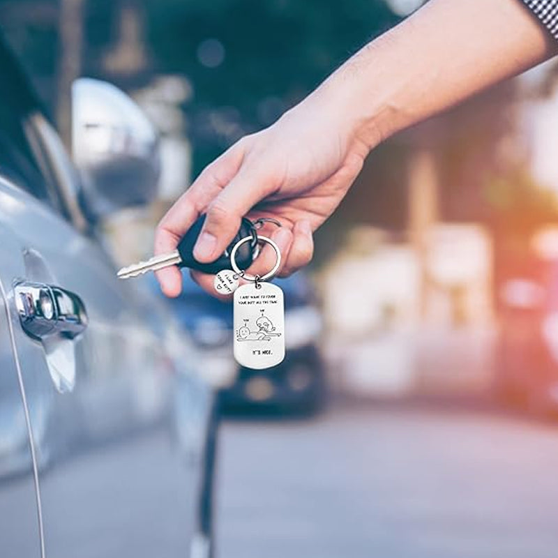 Ik hou van je kont grappige sleutelhanger