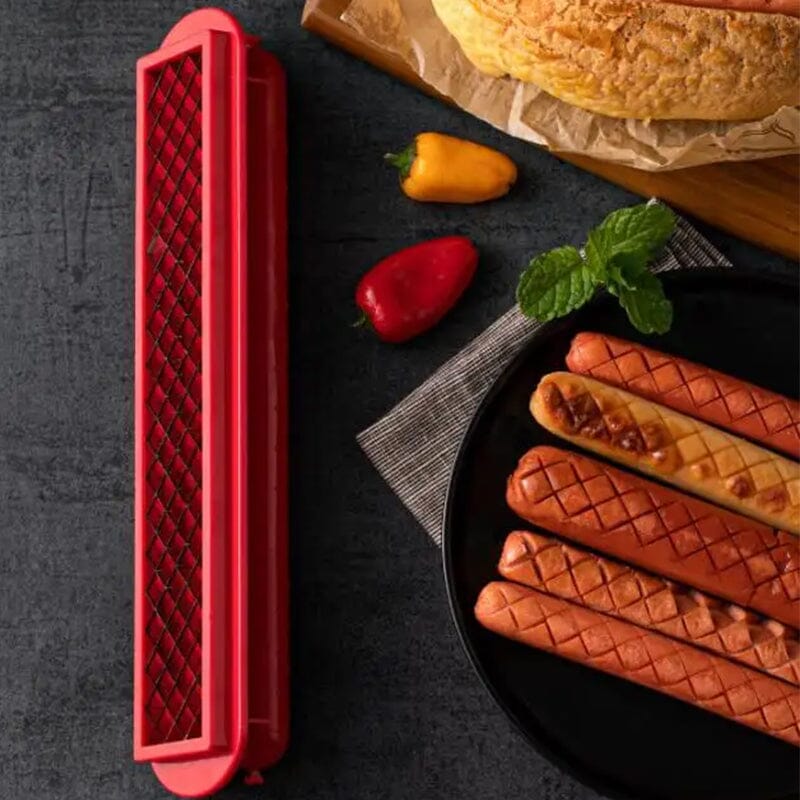 Perfecte Criss-Cross Slots Hotdogs Slicer