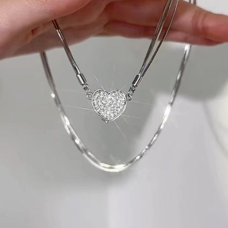 Magnetische liefde patchwork ketting