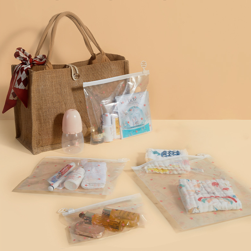 Multifunctionele plastic zak met ritssluiting