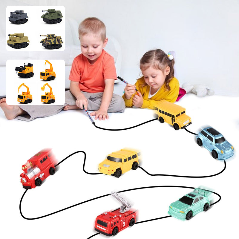 Follow-The-Line inductieve auto