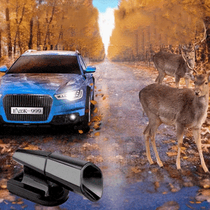 Ultrasone hertenwaarschuwingsfluitafweerder voor in de auto