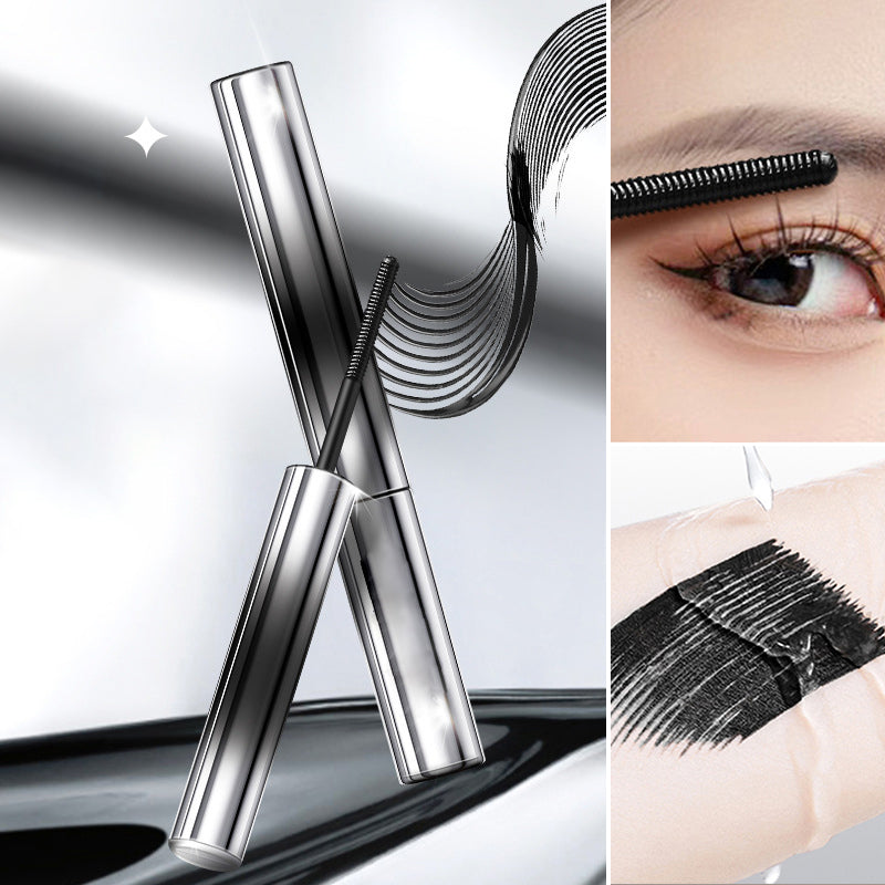Waterproof en veegvaste mascara in metalen flessen