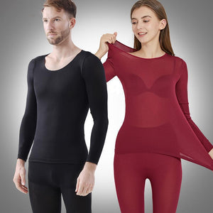 Naadloze elastische thermische binnenkleding