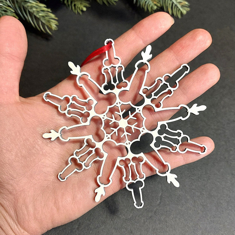 Kerst sneeuwvlok ornament