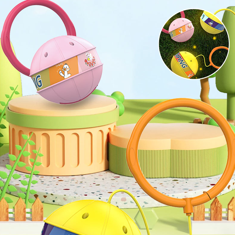 Gloeiende stuiterende bal