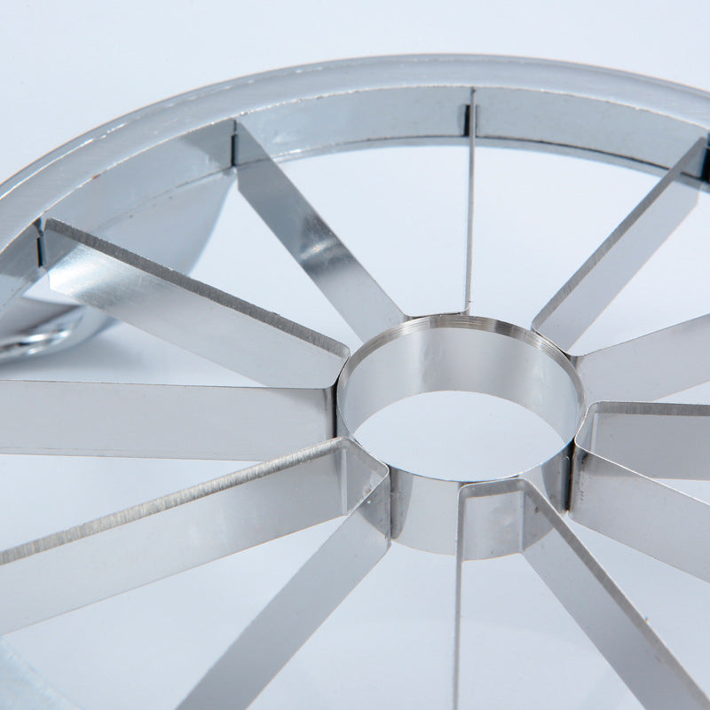 Appelboor en snijmachine