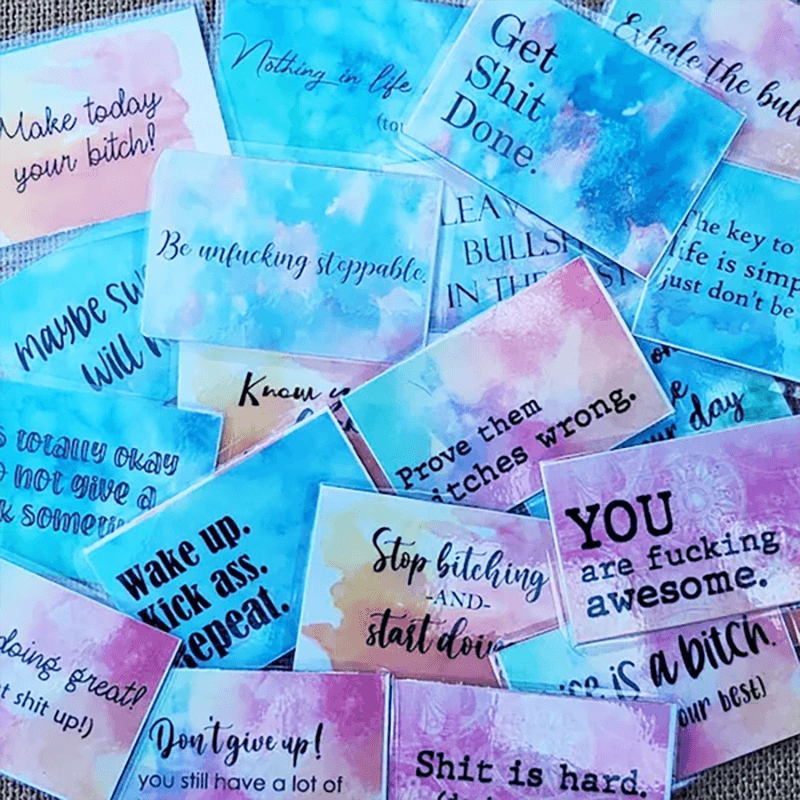 Grappige Motivatiekaart Cadeau (set van 20 stuks)