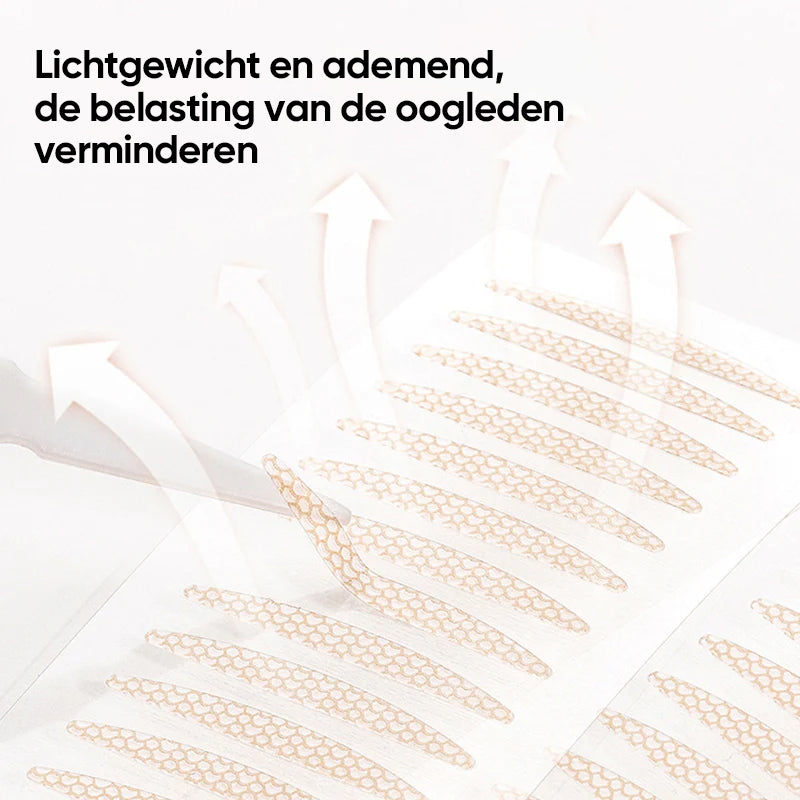 Set onzichtbare ooglidstrips