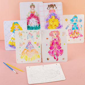 Oneindige droom uit de kindertijd hand beschilderd