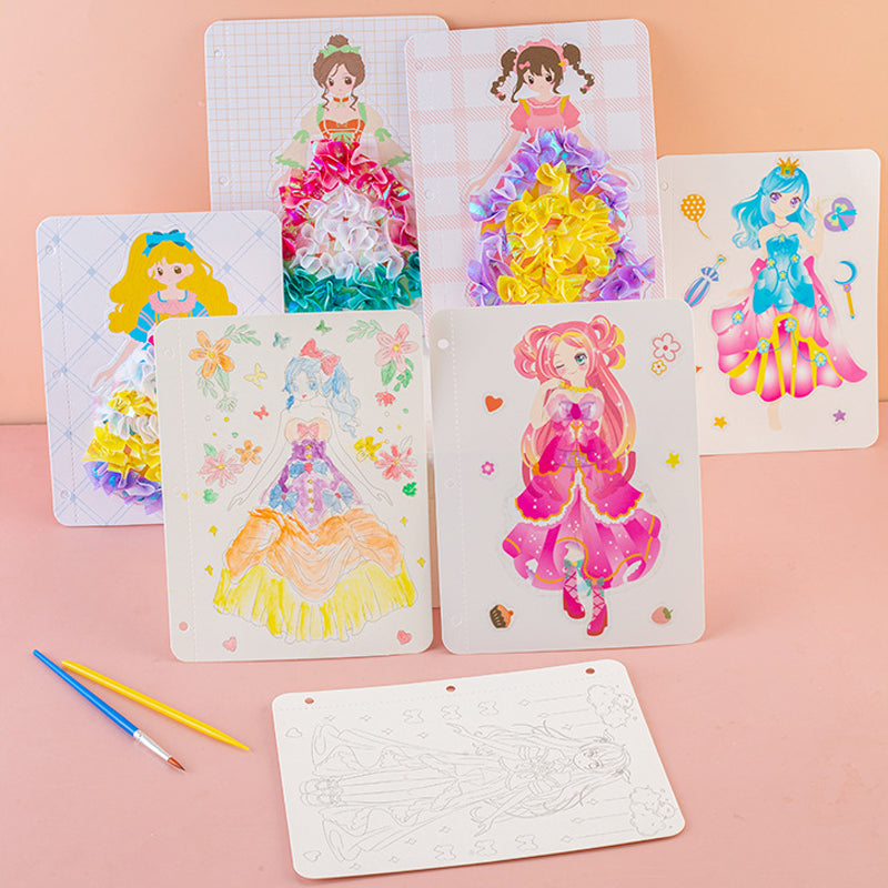 Oneindige droom uit de kindertijd hand beschilderd