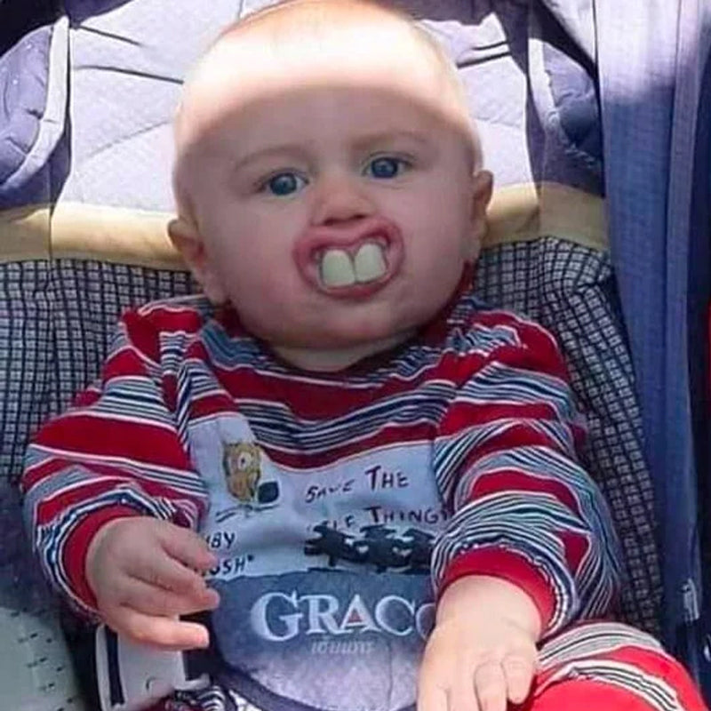 Grappige Tanden Babyfopspenen
