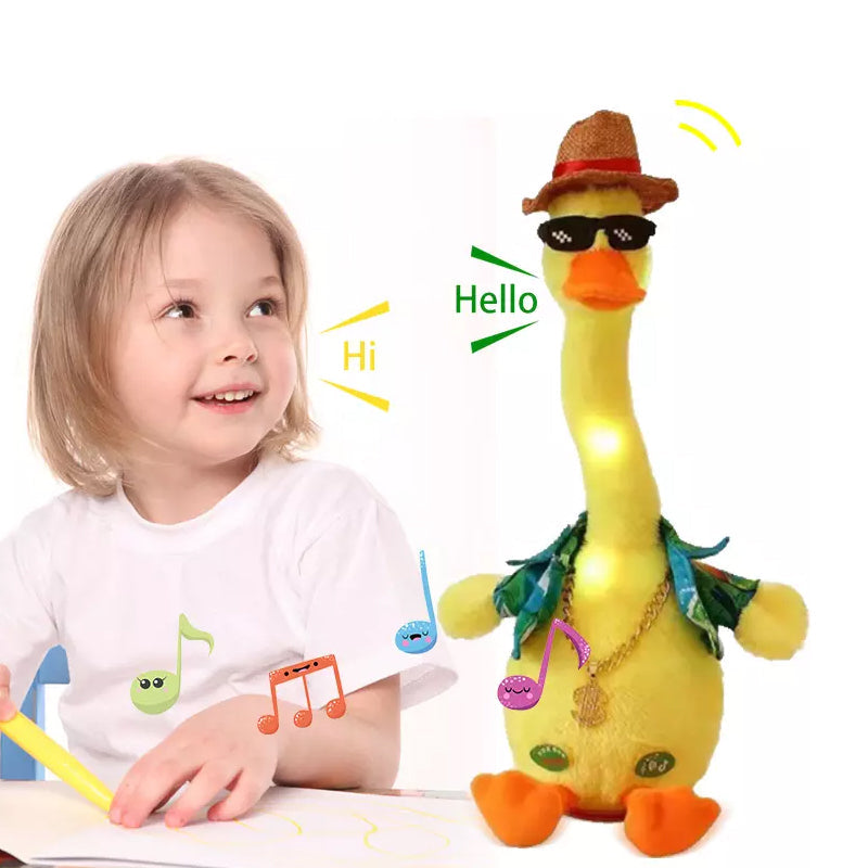 Dansende eend herhalend speelgoed