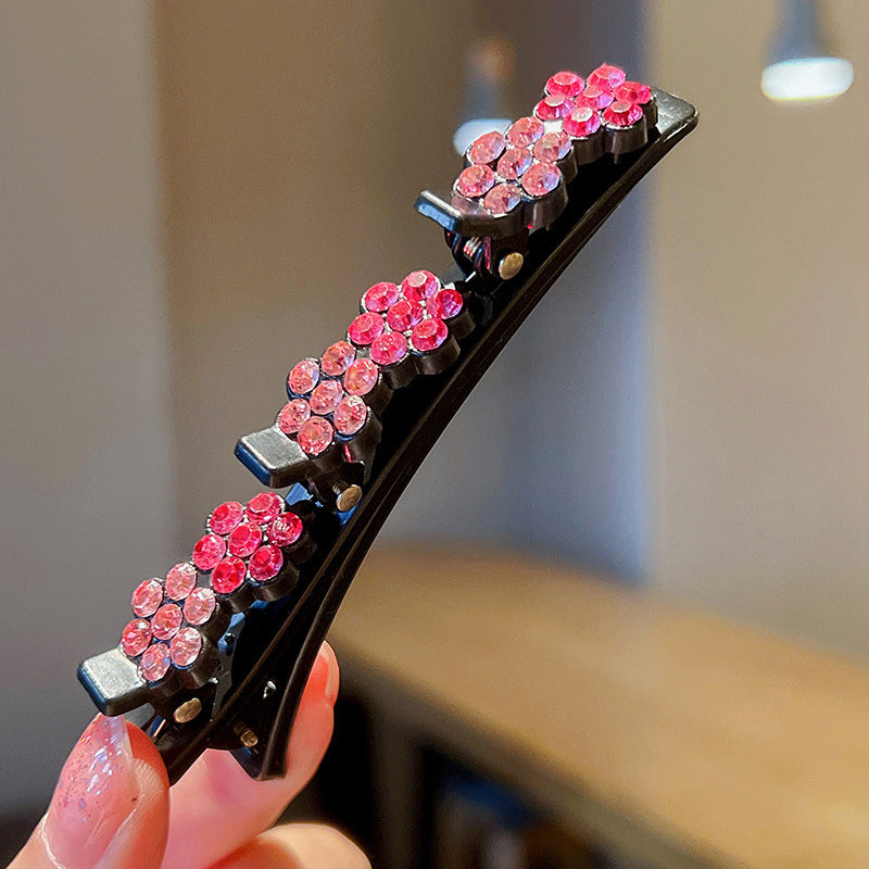 Strass Bloem Haarspeld